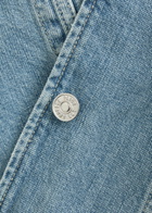 Paige Dean Panelled Denim Jacket Light Blue