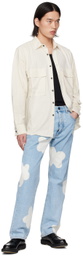 FORMA Blue Six-Pocket Jeans