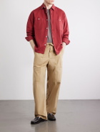 3sixteen - Cotton and Linen-Blend Overshirt - Red