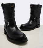 Valentino Garavani VLogo leather biker boots