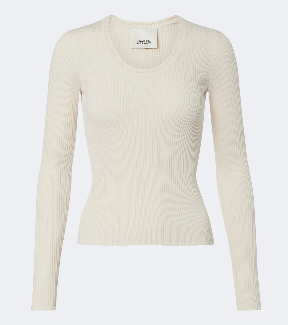 Isabel Marant Selenie ribbed-knit silk and cotton sweater