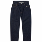 Ordinary Fits Men's 108 Loose Ankle Denim Jeans in Indigo One Wash