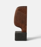 Zanat Moai walnut bookend by Patrick Norguet