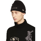 Yohji Yamamoto Black New Era Edition Signature Logo Beanie