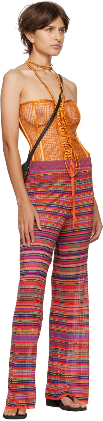 Marques Almeida Multicolor Striped Trousers