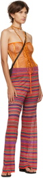 Marques Almeida Multicolor Striped Trousers