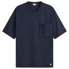 Armor-Lux Men's Heavyweight Pocket T-Shirt in Marine Deep