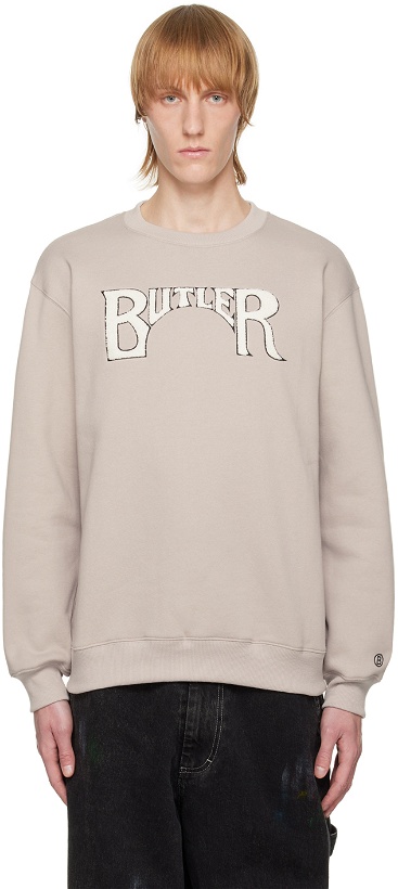 Photo: BUTLER SVC SSENSE Exclusive Gray Arch Sweatshirt