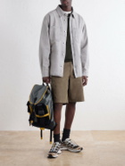 Master-Piece - Leather and Suede-Trimmed CORDURA® Backpack