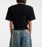 Magda Butrym Cropped cotton-blend T-shirt