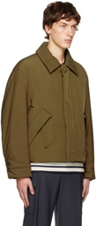 Solid Homme Khaki Quilted Jacket