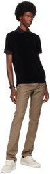 TOM FORD Black Towelling Polo