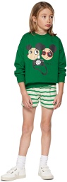 Mini Rodini Kids Green Ritzratz Sweatshirt
