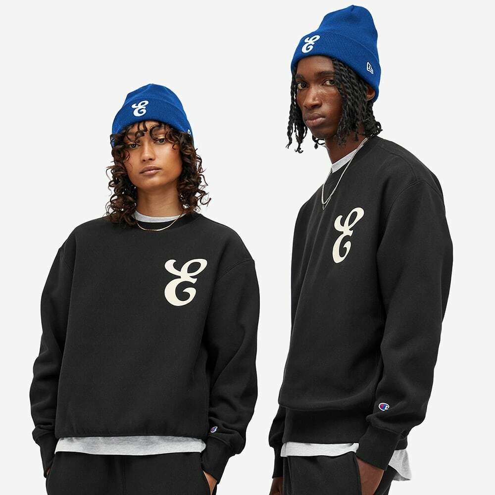 New Era E by END. Beanie in Blue Bead 
