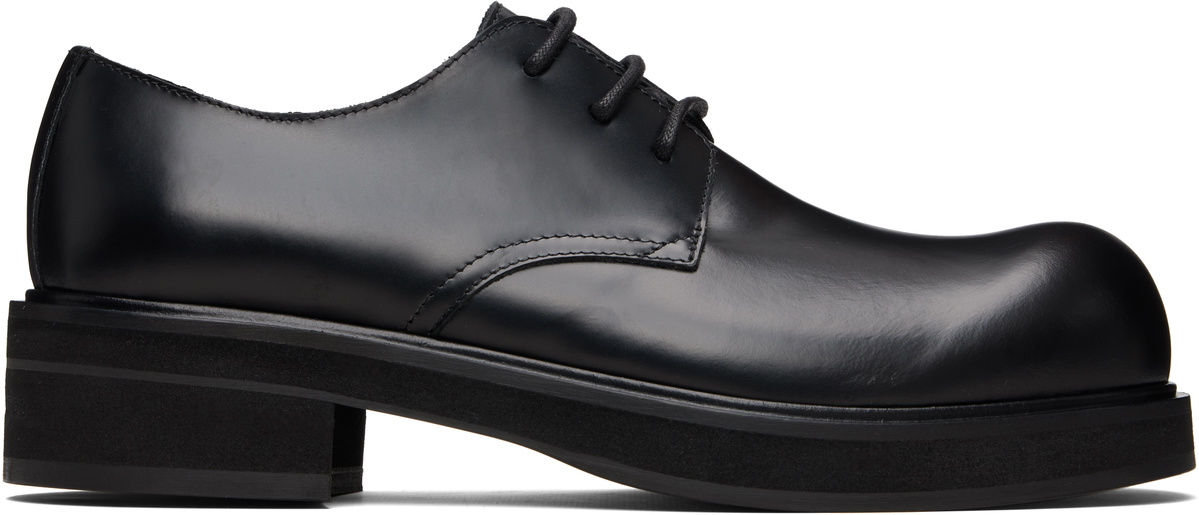 Acne Studios Black Leather Lace-Up Derbys