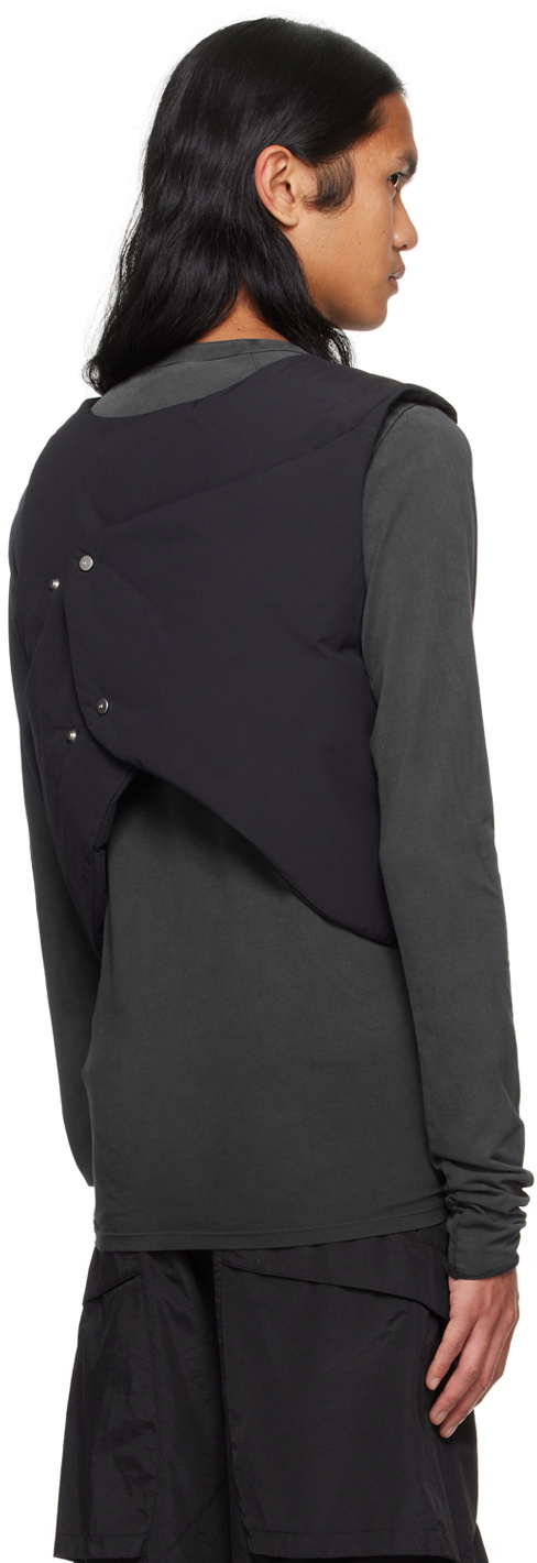 HELIOT EMIL Black Defensio Tailored Vest