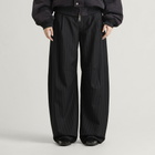 END. x Samsøe Samsøe Women's Samio Dart Trousers in Black Pinstripe