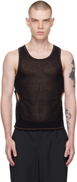 Maiden Name Black David Tank Top