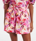 Ulla Johnson Rowan floral cotton shorts
