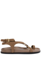 A.emery Jalen Slim Suede Sandals Beige