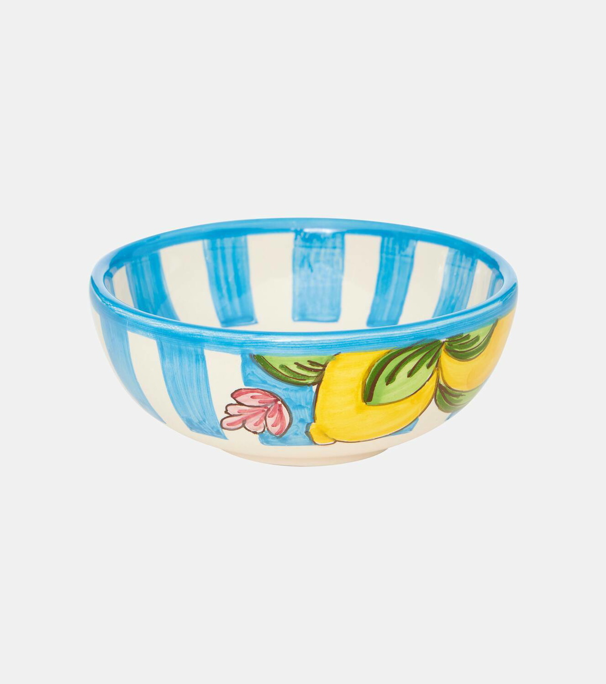 Dolce&Gabbana Casa Taormina striped ceramic bowl