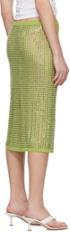 Christopher Esber Green Cirrus Straight Midi Skirt
