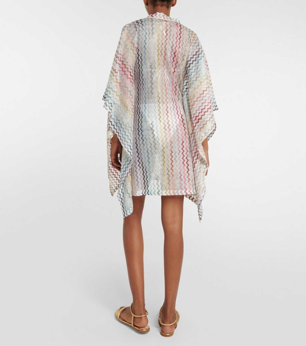 【MISSONI】mare プリント satin kaftan Zig Zag kaftan in multicoloured - Missoni Mare | Mytheresa