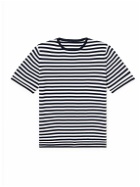 Anderson & Sheppard - Striped Cotton T-Shirt - Blue