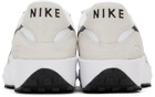 Nike White & Beige Waffle Nav Sneakers