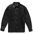 Acne Studios - Tracey Leather Overshirt - Black
