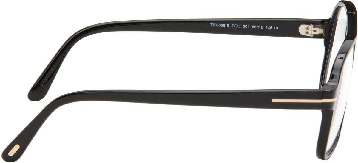 TOM FORD Black Navigator Blue Block Glasses