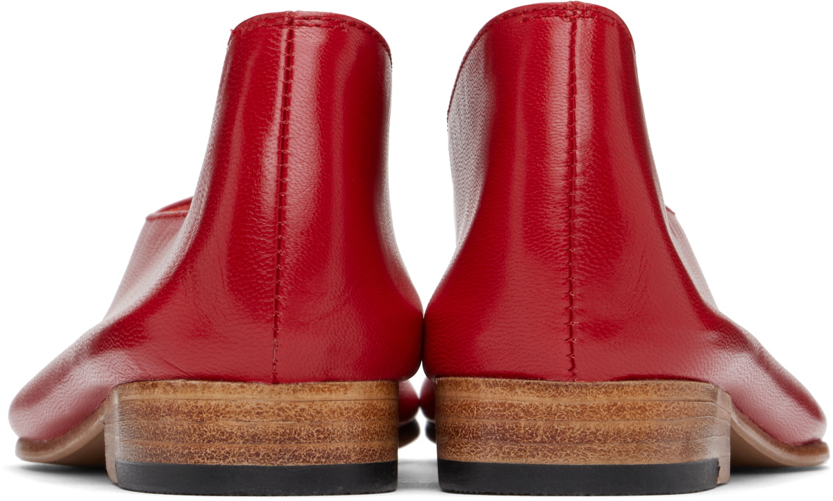 Martiniano Red Glove Ballerina Flats