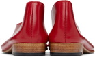 Martiniano Red Glove Ballerina Flats