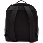 Paul Smith Black Embossed Leather Backpack