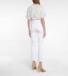 J Brand - Alma high-rise straight jeans