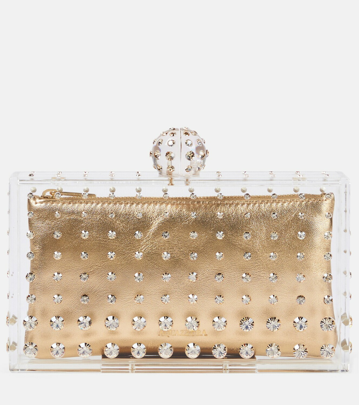 Aquazzura Tequila crystal-embellished clutch Aquazzura