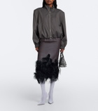 The Attico Cheope mesh over-the-knee boots