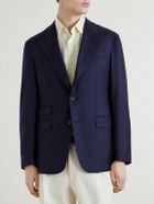 Dunhill - Cavendish 170s Wool Blazer - Blue