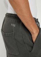 The Elder Statesman Daily Cotton and Cashmere-blend Sweatpants Dark Grey