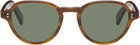 Garrett Leight Brown Casillas Sunglasses