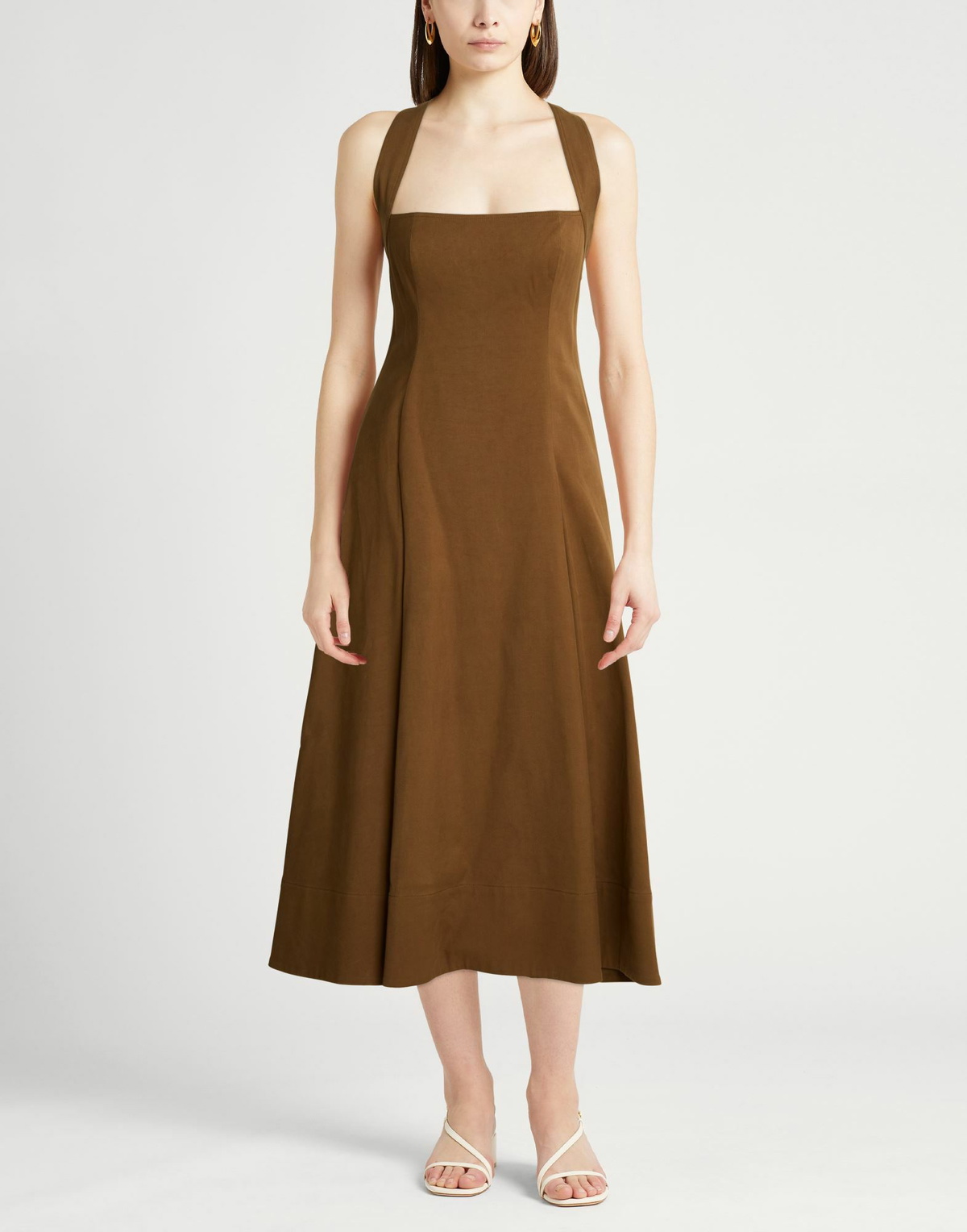Khaite Womens Maxi dress Khaki