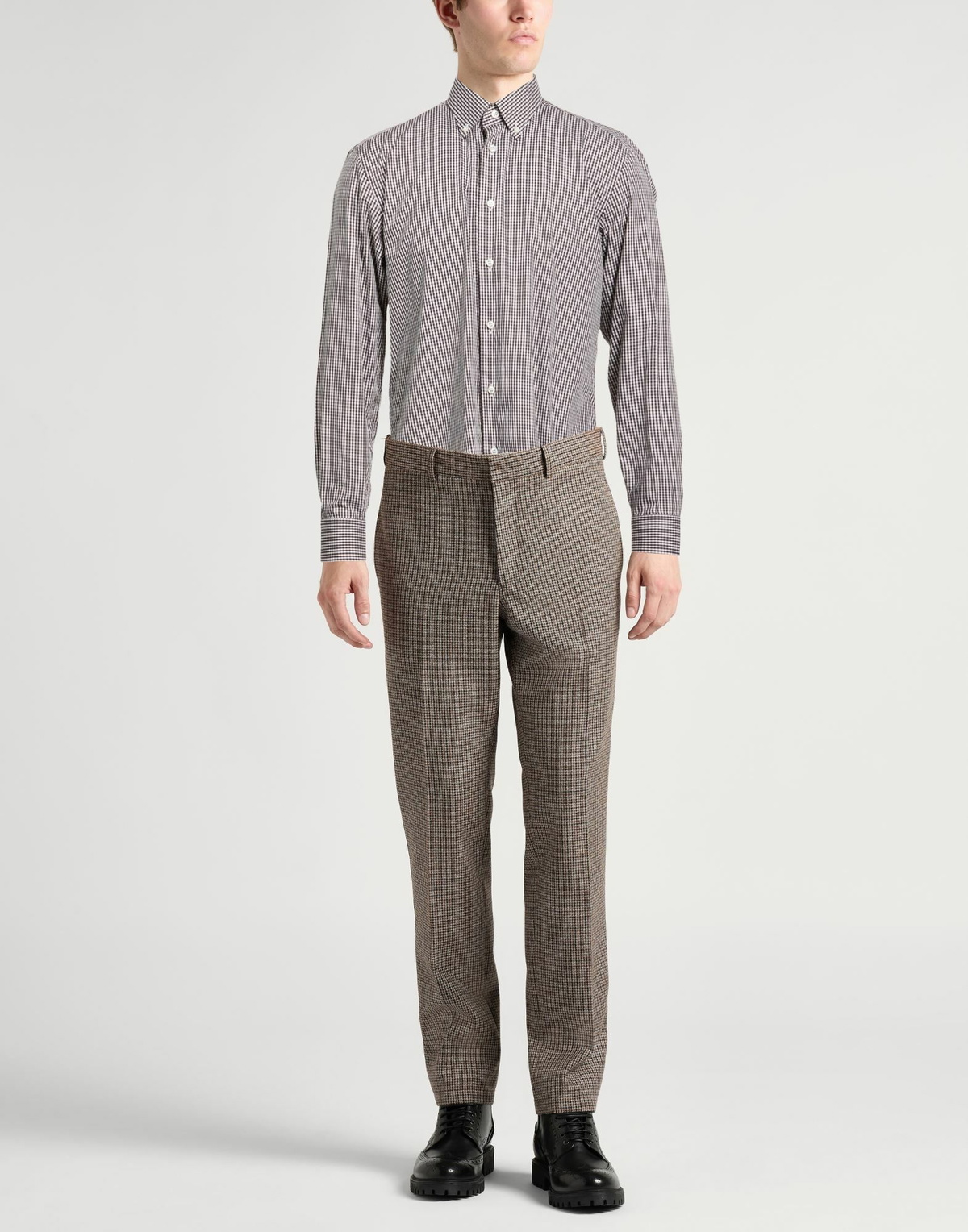 Brioni Mens Shirt in Brown