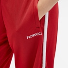Fiorucci Women's Puffy Piping Track Trousers in Red