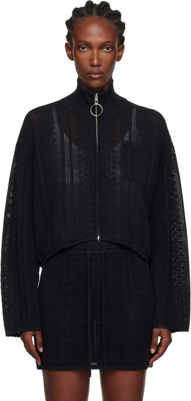 Photo: Holzweiler Black Tine Crochet Cardigan