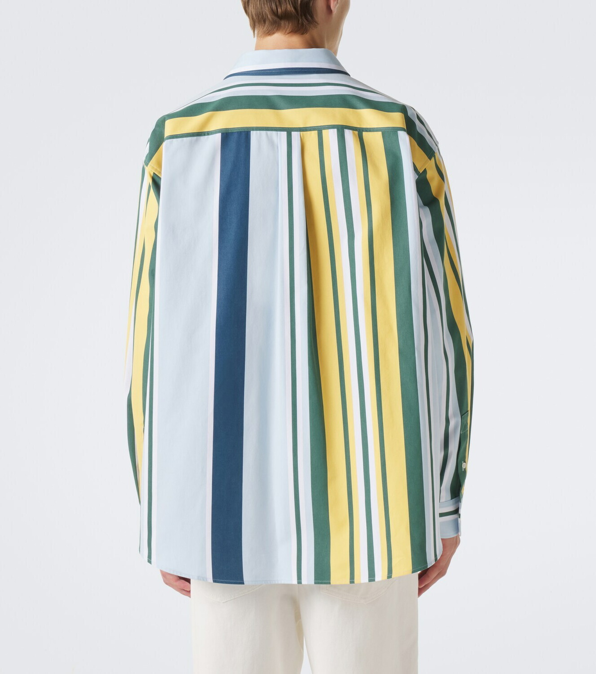 Loewe Double L striped cotton twill shirt
