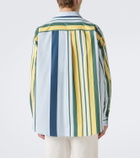 Loewe Double L striped cotton twill shirt