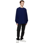 John Elliott Blue University Long Sleeve T-Shirt