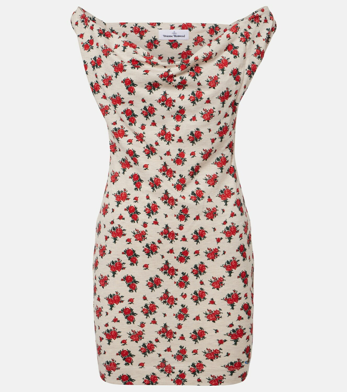 Vivienne Westwood Anna floral cotton jersey minidress