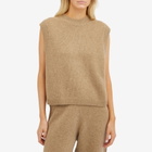 Deiji Studios Women's Knit Vest in Wheat