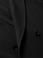 The Row - Ferro Belted Double-Breasted Wool-Blend Coat - Black